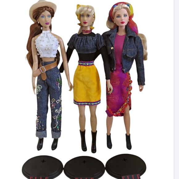 3 - 2000 Jakks ELLE Trendwatch Collector's Series 15" Inch Fashion Dolls - Picture 2 of 5